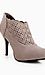 Cut Out Scalloped Ankle Booties Thumb 1