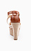 Beige Canvas Wedges Thumb 3