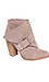 Suede Western Buckle Booties Thumb 1