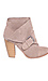 Suede Western Buckle Booties Thumb 2