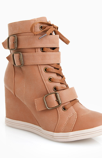 Tres Chic Wedge Sneakers Slide 1