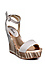 Color Blocked Weave Wedges Thumb 1