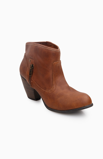 Cognac Ankle Boots Slide 1