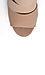 Nude Wedges with Cutout Detail Thumb 4