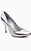 Silver Pointed Pumps Thumb 1