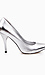 Silver Pointed Pumps Thumb 2