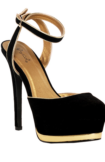 Ankle Strap Heels by Qupid
