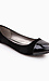 Velvet Cap Toe Flats Thumb 1