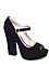 Mary Jane Platform Block Heels Thumb 1