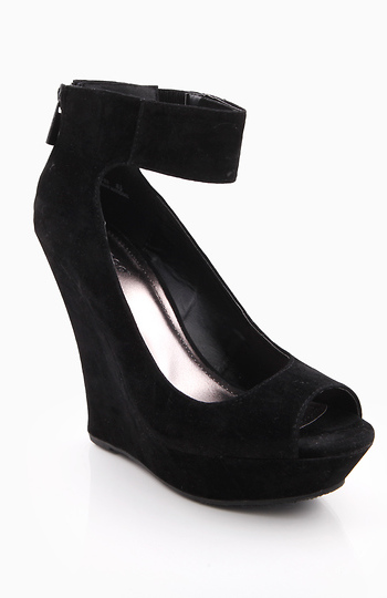 Modern Ankle Strap Wedges Slide 1