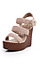 Earthy Weave Ankle-Wrap Sandals Thumb 1