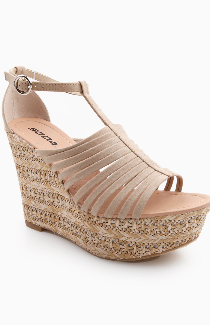 Straw Summer Sandals by Soda