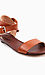 Two Tone Cross Strap Sandals Thumb 1