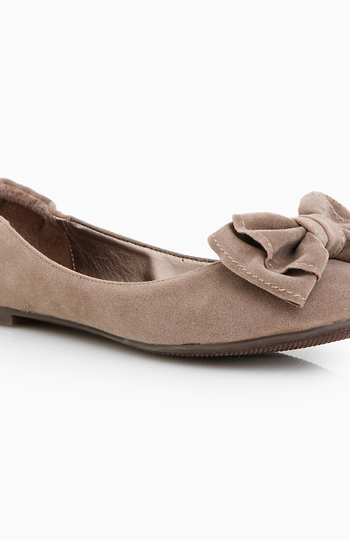 Bow Toe Ballerina Flat Slide 1