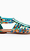 Printed Gladiator Sandals Thumb 2