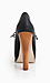 Wooden Heel Lace-up Booties Thumb 3