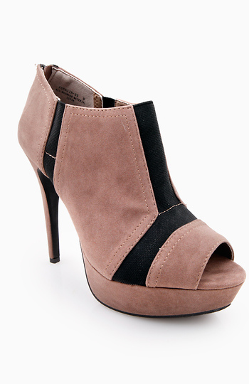 Geometric Platform Booties Slide 1