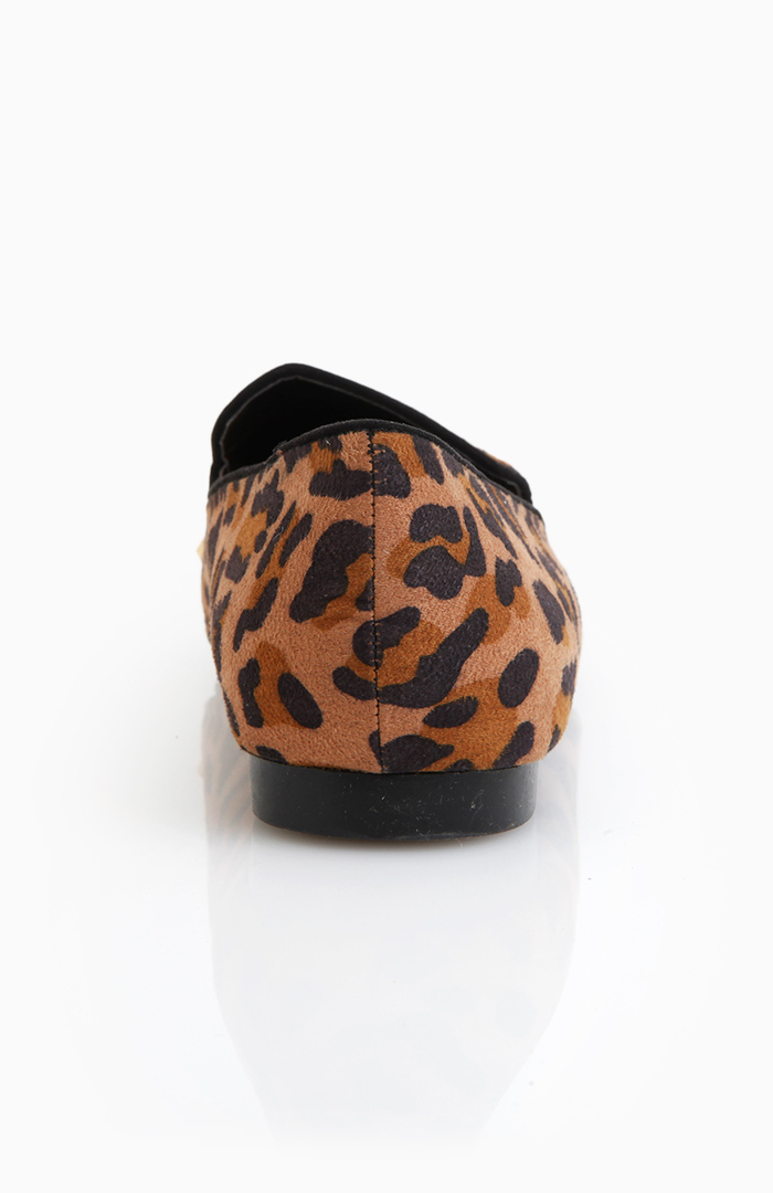 qupid leopard loafers