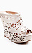 Perforated Print Mules Thumb 1