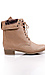 Plaid Lining Lace-Up Boots Thumb 2