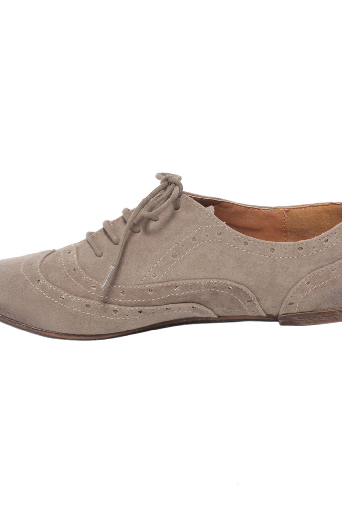 Suede Oxfords by Qupid