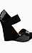 Black Skyhigh Wedges Thumb 2