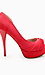 Coral Pleated Platforms Thumb 2
