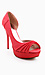 Coral Pleated Platforms Thumb 1