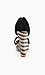 Black Geometric Print Wedges Thumb 3
