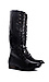 Knee High Lace-up Combat Boots Thumb 1
