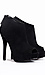 Open Toe Suede Ankle Booties Thumb 1