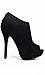 Black Suede Ankle Booties. Thumb 2