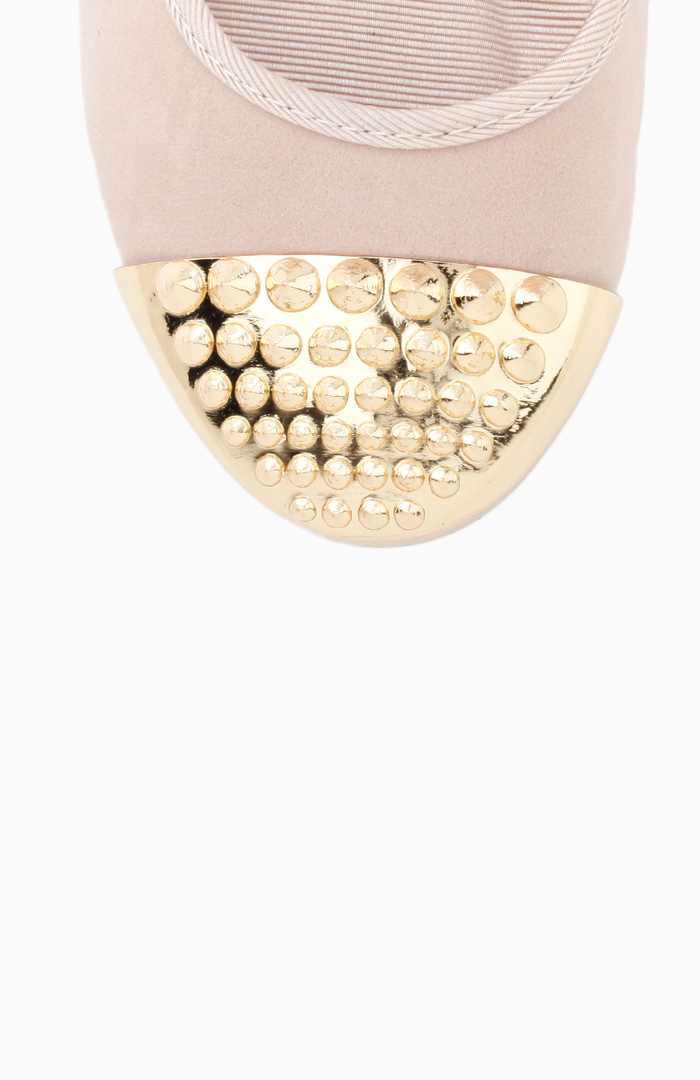 gold toe flats