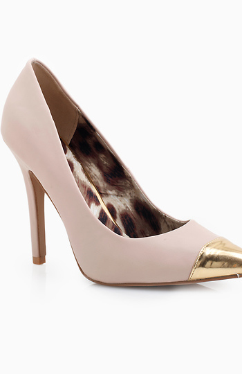 Metallic Pointed Toe Pumps Slide 1