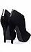 Black Suede Ankle Booties. Thumb 3