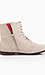 Diagonal Zipper Suede Booties Thumb 2