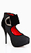 Suede Stap Platform Heels Thumb 1
