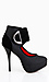 Suede Stap Platform Heels Thumb 2