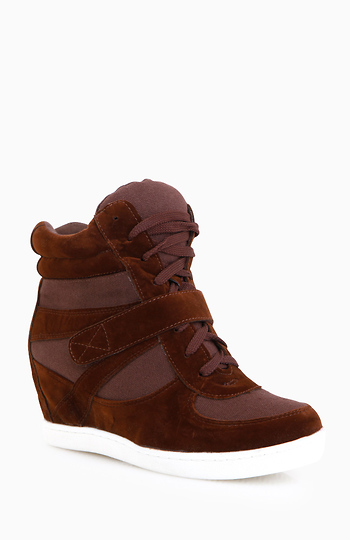 Wedge Street Sneakers in Brown | DAILYLOOK