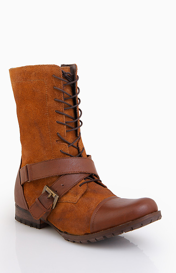Naughty Monkey Stomper Suede Boots Slide 1