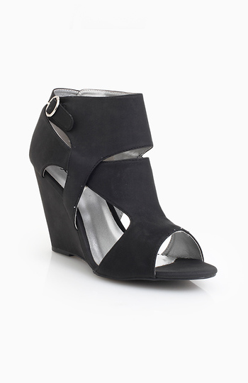 Futuristic Cut-Out Wedges Slide 1