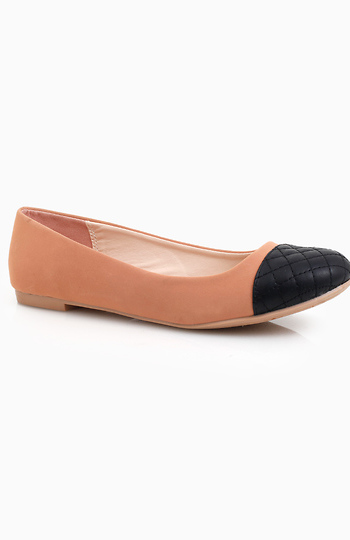black and tan cap toe flats