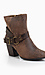 Distressed Buckle Bootie Thumb 1