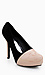 Color Block Suede Pumps Thumb 1