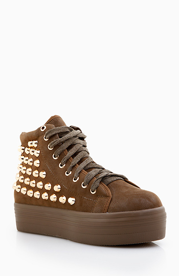 Studded Platform Sneaker Slide 1