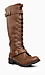 Below The Knee Lace Up Boot Thumb 1
