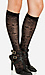 Floral Mesh Knee High Socks Thumb 4