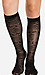 Floral Mesh Knee High Socks Thumb 1