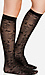 Floral Mesh Knee High Socks Thumb 2