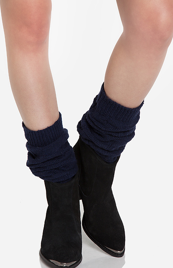 Cable Knit Leg Warmers Slide 1